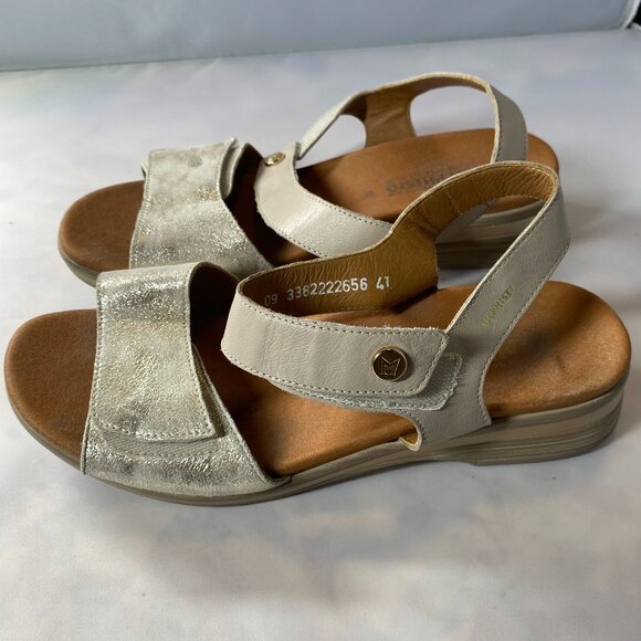 MEPHISTO FLORENTINA Ladies Beige Grain Leather Sandal 41 - Picture 1 of 4
